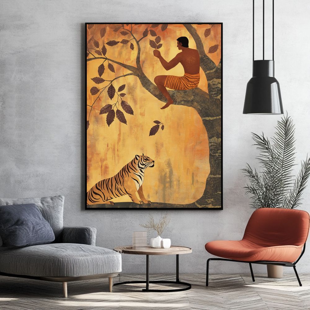 Man and a Tiger